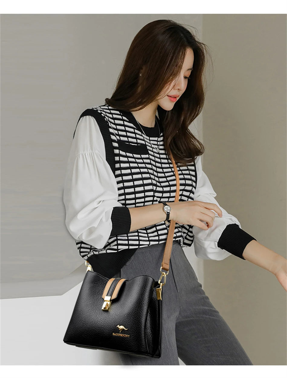 Bolsa Feminina Elegância Alta Qualidade Ladies