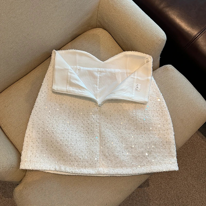 Saia Feminina de Cintura Alta  Samir