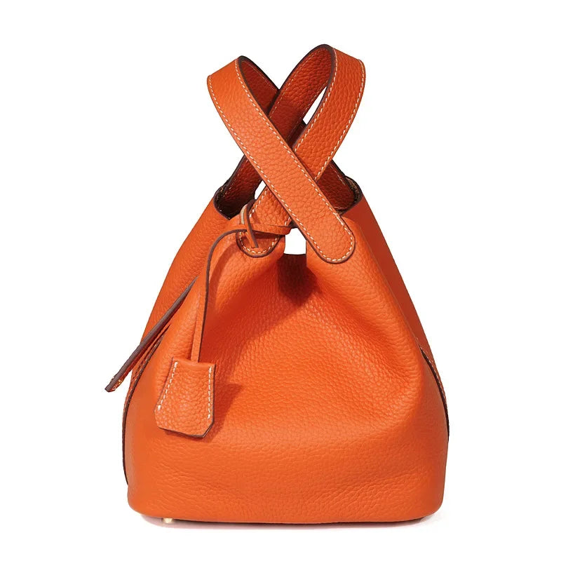 Bolsa Feminina De Couro legítimo Super Macia Dalva