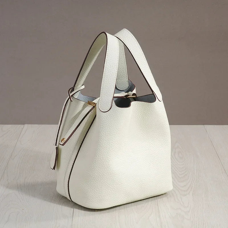 Bolsa Feminina De Couro legítimo Super Macia Dalva