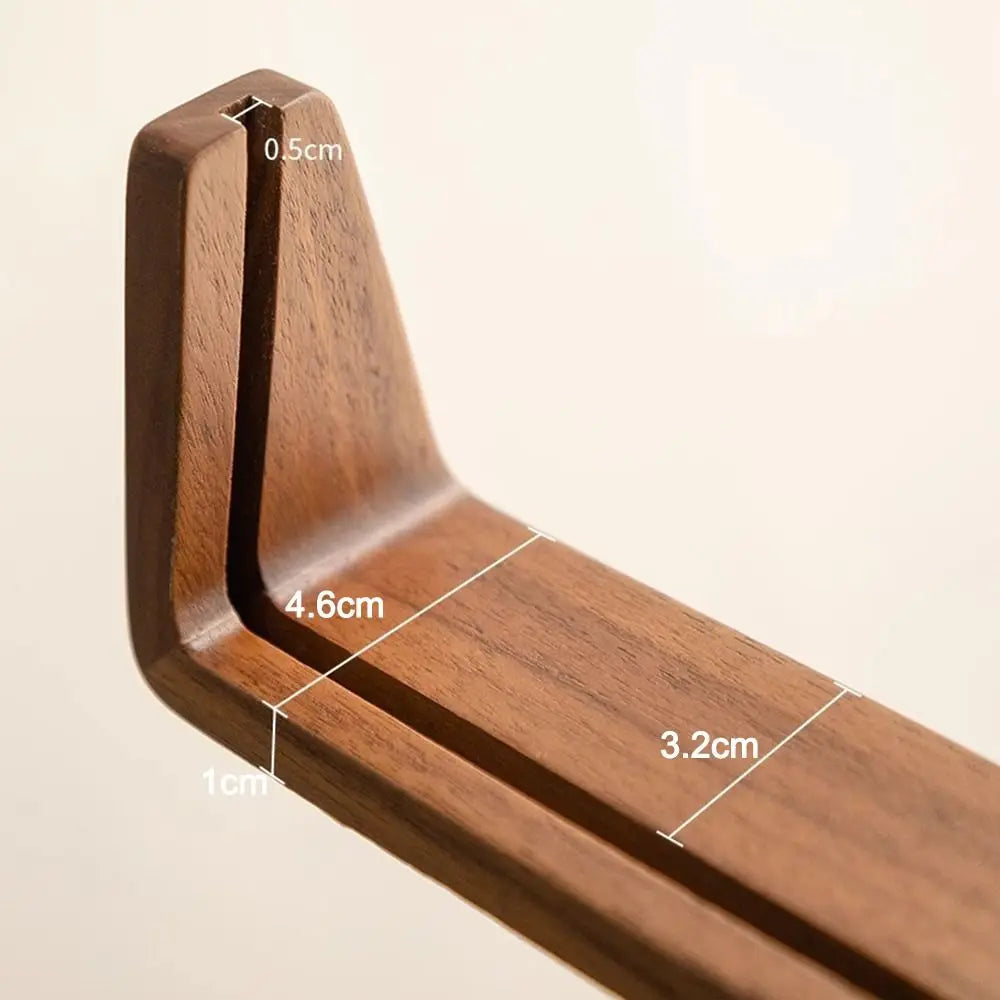 Moldura criativa de acrílico transparente para fotos em madeira