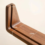 Moldura criativa de acrílico transparente para fotos em madeira