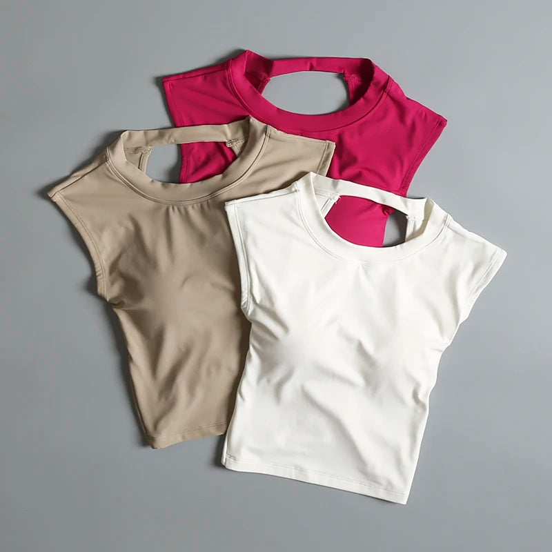 Top Feminino Crop com Bojo Emily