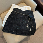 Saia Feminina de Cintura Alta  Samir