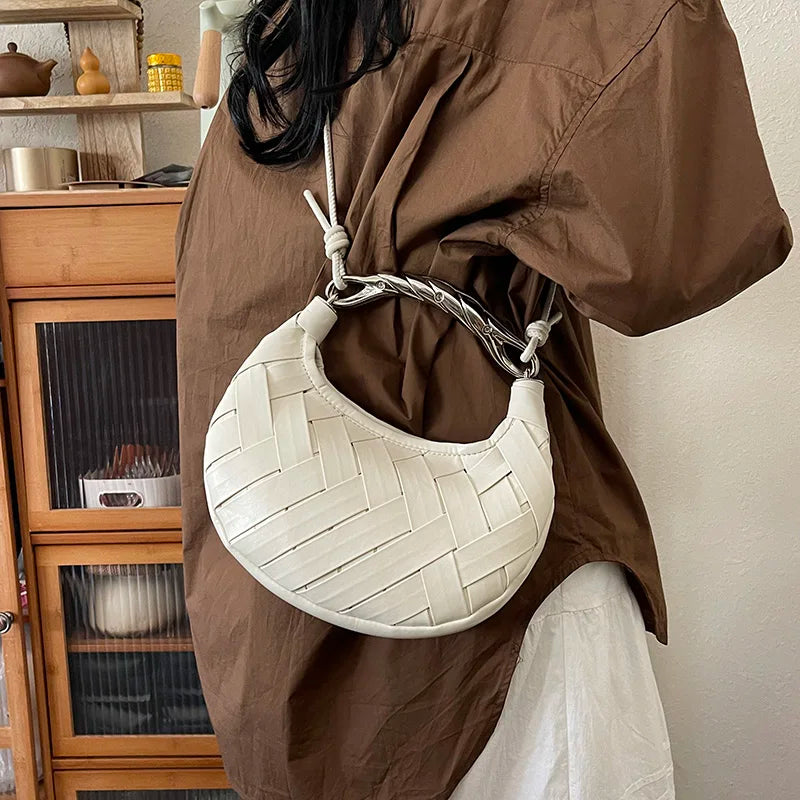 Bolsa Feminina de Luxo Americana De Couro Sintético