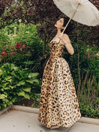 Vestido Feminino estampa de Leopardo Aquiris