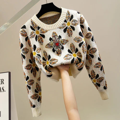 Suéter Feminino Manga Longo Frances