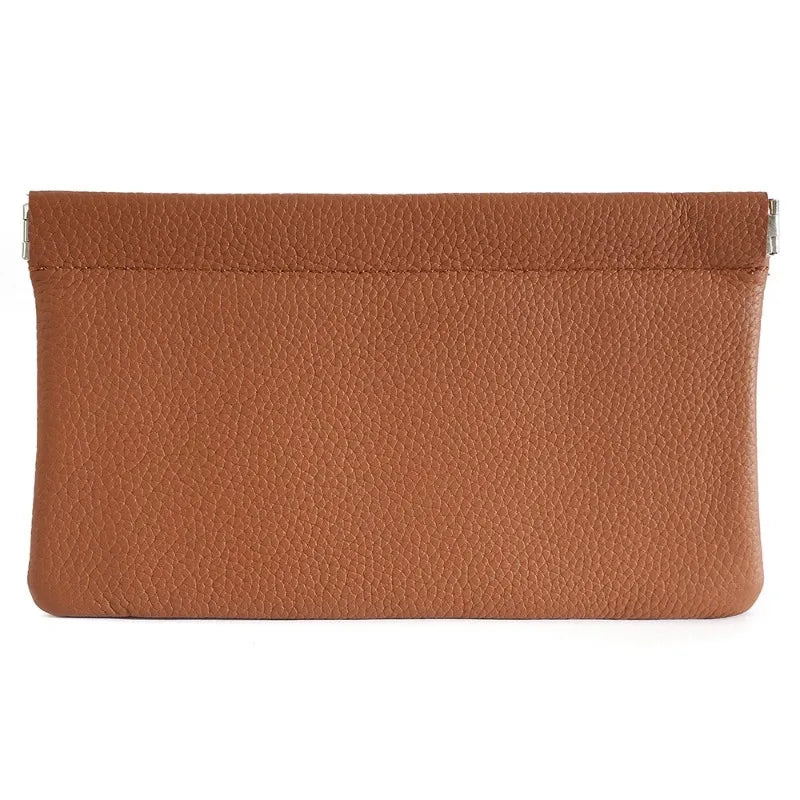 Carteira Porta Passaporte e Dinheiro De Couro  Moana