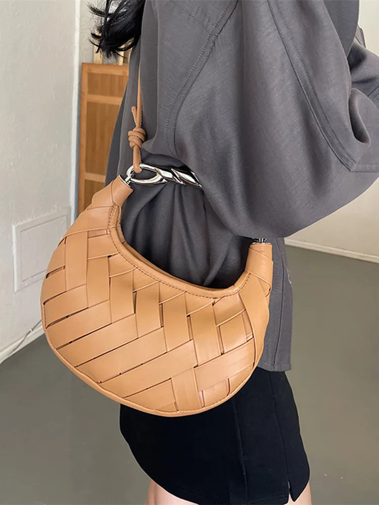 Bolsa Feminina de Luxo Americana De Couro Sintético