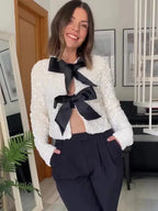 Jaqueta Feminina Com Lantejoila Gisa