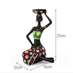 Castiçais de resina esculturas vintage