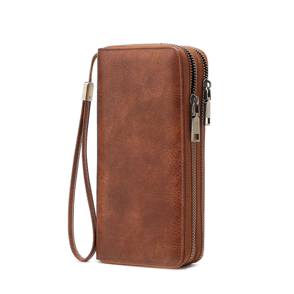 Carteira Feminina Com Zíper Duplo Lis