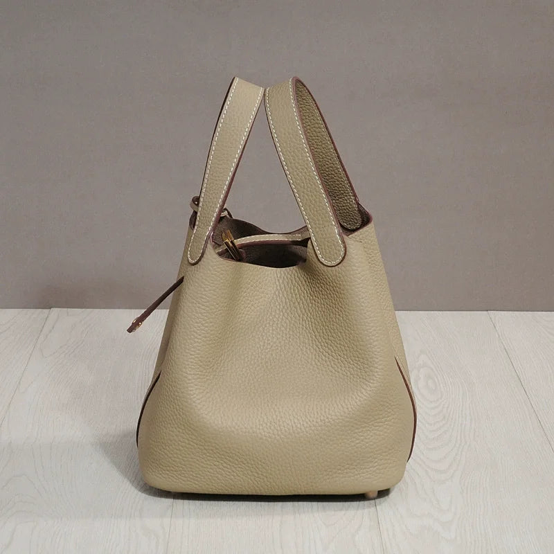 Bolsa Feminina De Couro legítimo Super Macia Dalva