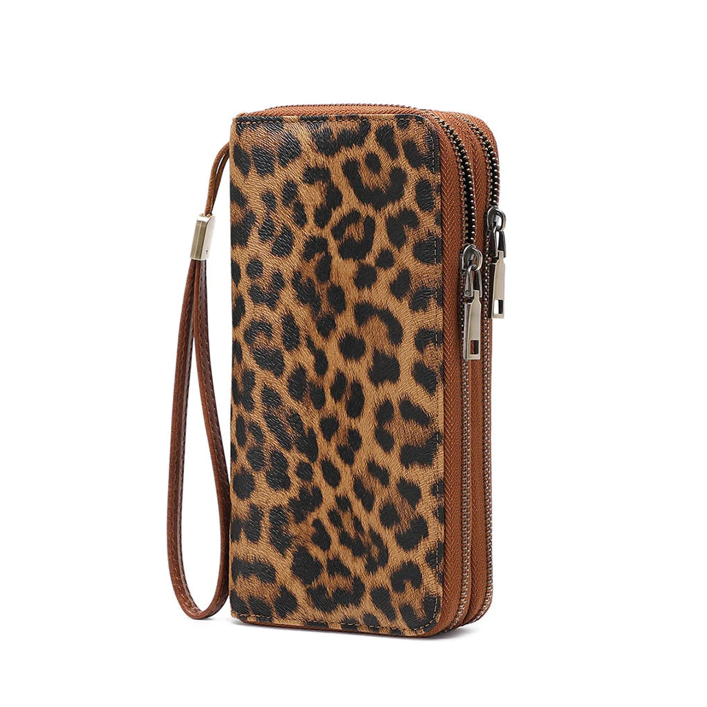 Carteira Feminina Com Zíper Duplo Lis