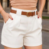 Shorts Cintura Alta Casual Barbara