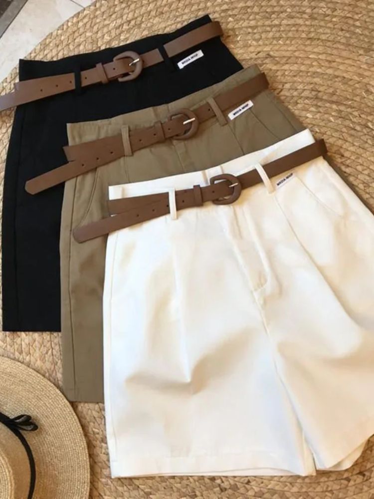 Shorts feminino Perna Larga Verão