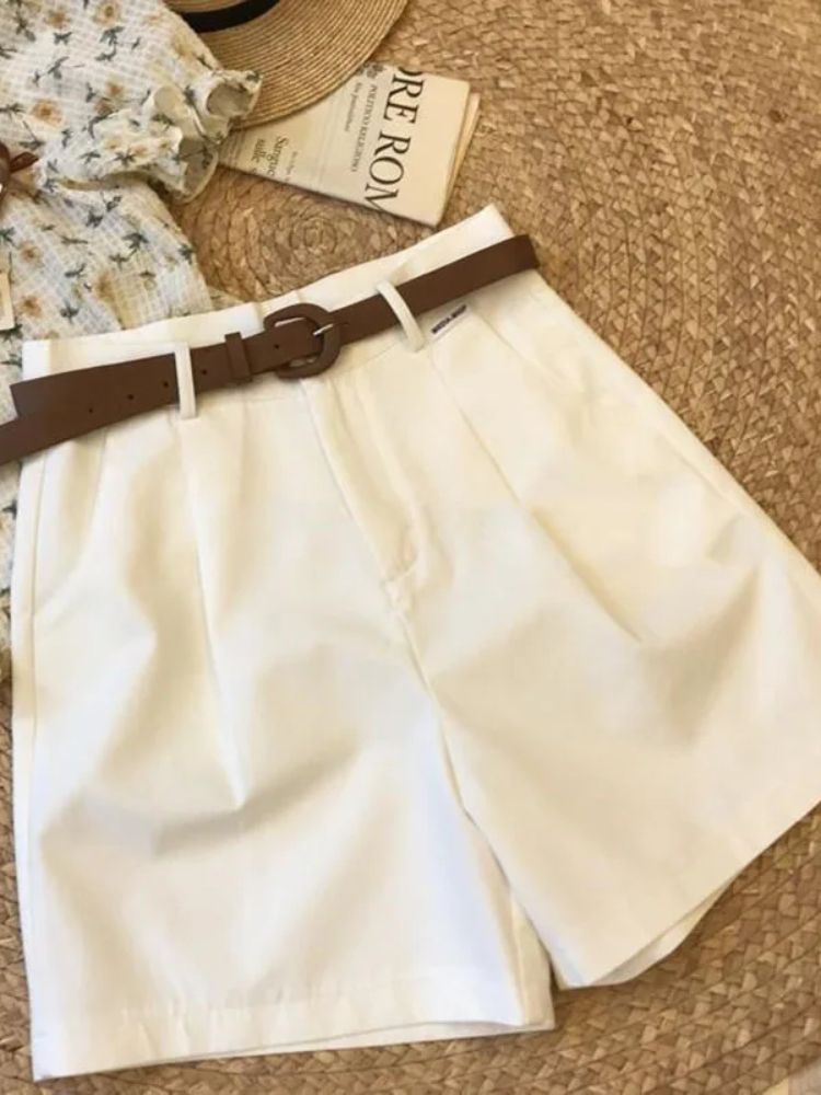 Shorts feminino Perna Larga Verão
