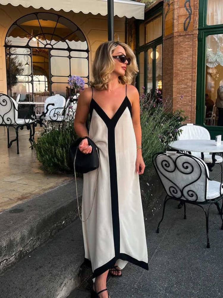 Vestido Feminino Francês longo Sofi